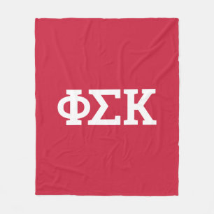 Cobertor De Velo Cartas Phi Sigma Kappa