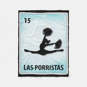 Cobertor De Velo Cartões de Cheerleading Mexicano Las Porristas