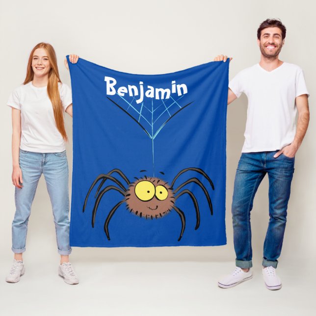 Cobertor De Velo Cartografia engraçada e fofa da aranha (In Situ)