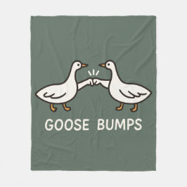 Cobertor De Velo Cartoon Engraçado Ganso Bumps | Fist Bump Geese An