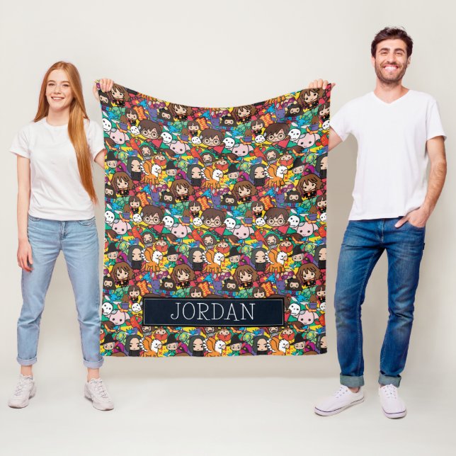 Cobertor De Velo Cartoon Harry Potter Character | Add Your Name (In Situ)