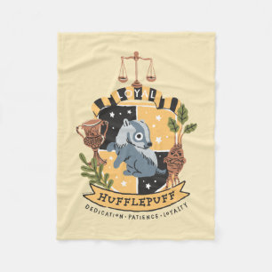 Cobertor De Velo Cartoon Loyal Hufflepuff