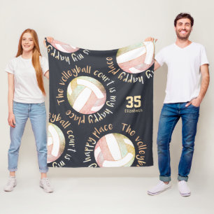 Cobertor De Velo carvão pastel de vôlei