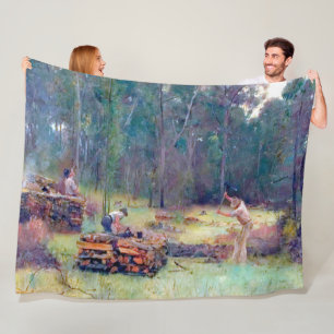 Cobertor De Velo Carvões Burners Madeira Divitters Tom Roberts 1886