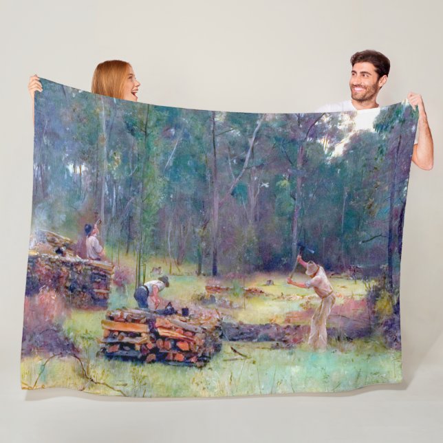 Cobertor De Velo Carvões Burners Madeira Divitters Tom Roberts 1886 (In Situ)