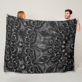 Cobertor De Velo Carvões Mandala Fleece Blanket