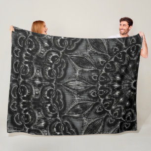 Cobertor De Velo Carvões Mandala Fleece Blanket