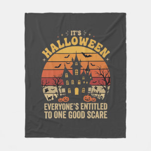 Cobertor De Velo Casa Assombrada de Halloween Um Bom Design de Medo