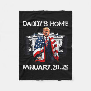 Cobertor De Velo Casa Branca de Trump Daddys