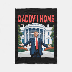 Cobertor De Velo Casa Branca de Trump Daddys