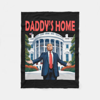 Cobertor De Velo Casa Branca de Trump Daddys 1