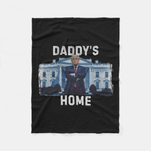 Cobertor De Velo Casa Branca do Funny Trump Pai 2024 1