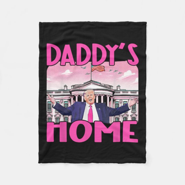 Cobertor De Velo Casa Branca do pai Trump 2024 (Frente)