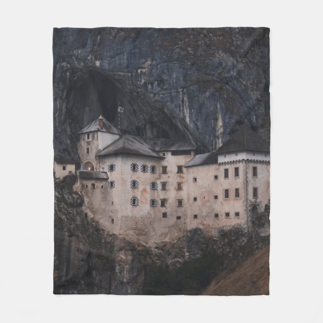 COBERTOR DE VELO CASA CONCRETA DE BEIGE E PRETO (Frente)