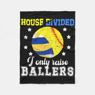 Cobertor De Velo Casa Dividida Eu Só Levanto Llers Softll Volleyll