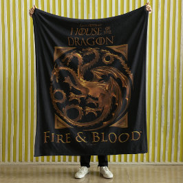 Cobertor De Velo CASA DO DRAGÃO | Símbolo da Casa Targaryen
