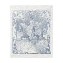 Casa Romântica Equestre Menina Cottagecore Delft A