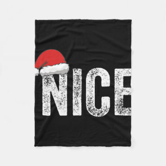 Cobertor De Velo Casais Engraçados Combinando Naughty Nice Natal De