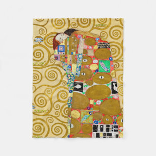 Cobertor De Velo Casal Gustav Klimt Fulfillment Nouveau