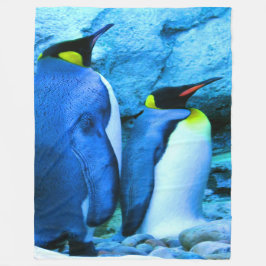Cobertor De Velo Casal King Penguin