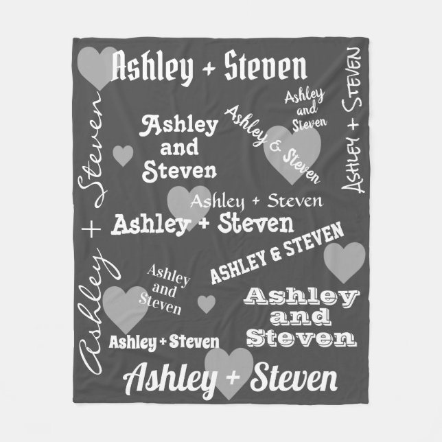 Cobertor De Velo Casal no Amor Personalizado (Frente)