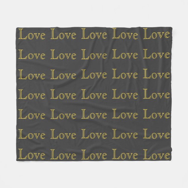 Cobertor De Velo Casamento Clássico Amor Estilo Dourado Cinza (Frente (Horizontal))