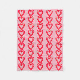 Cobertor De Velo Casamento de Dia de os namorados de Corações Verme