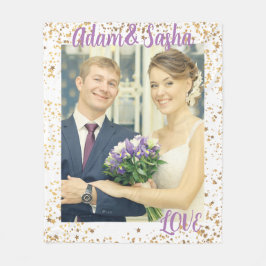 Cobertor De Velo Casamento de fotografia personalizada russa e bran