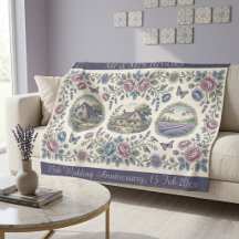 Casamento Floral Cottage Toile Francês Aniversário
