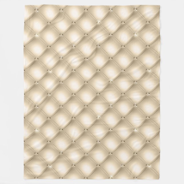 Cobertor De Velo Casamento Glam Cream Champagne Diamond Glitz (Frente)