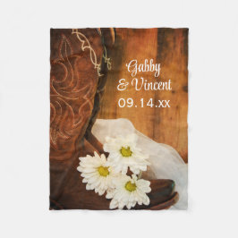 Cobertor De Velo Casamento Ocidental de Boots do Cowboy das Estrela