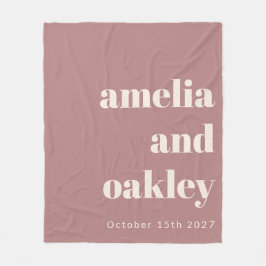 Cobertor De Velo Casamento Personalizado De Rosa De Dusty Minimalis