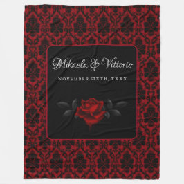 Cobertor De Velo Casamento Rosa Gótico Escuro