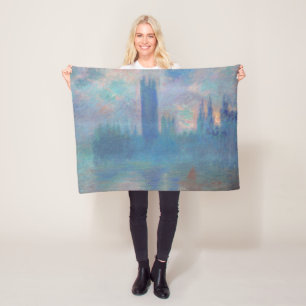 Cobertor De Velo Casas do Parlamento (Londres), Monet