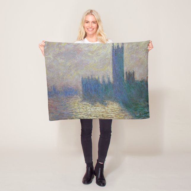 Cobertor De Velo Casas do Parlamento (Londres), Monet (In Situ)