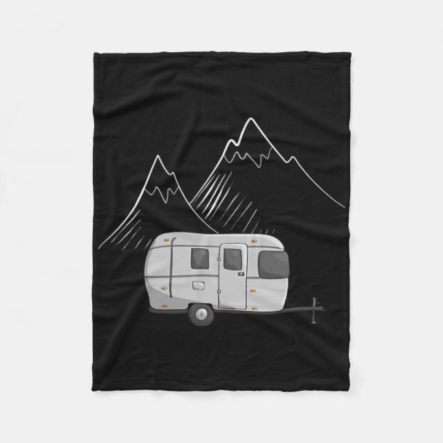 Cobertor De Velo Cascadian Designs Women's Airstream Camping Traile (Frente)