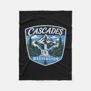 Cobertor De Velo Cascatas montanha washington queda d'água natureza