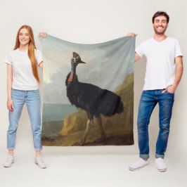 Cobertor De Velo Cassowary (Australian Bird) (Wild Animal Art)