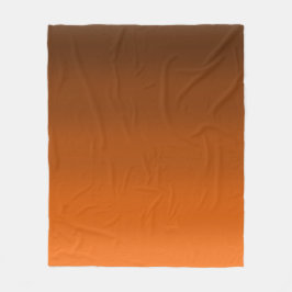 Cobertor De Velo Castanho para Fade Laranja