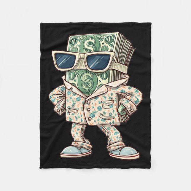 Cobertor De Velo Casual Money Sleepwear Costume For Cash Lovers  (Frente)