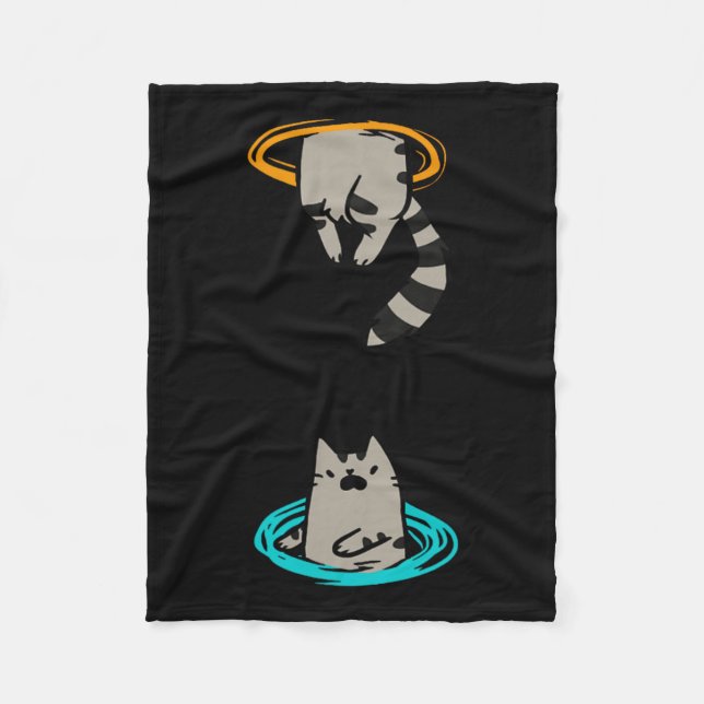 Cobertor De Velo Cat Engraçado Vídeo Jogo Animal (Frente)