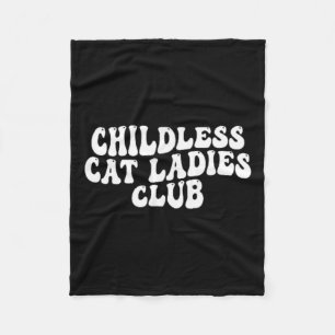 Cobertor De Velo Cat Ladies Club Groovy Chilless Cat Lady 2024
