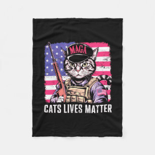 Cobertor De Velo Cat Lives