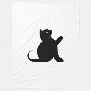 Cobertor De Velo Cat Say Hello
