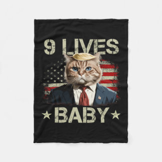 Cobertor De Velo Cat Trump 9 Lives Ba