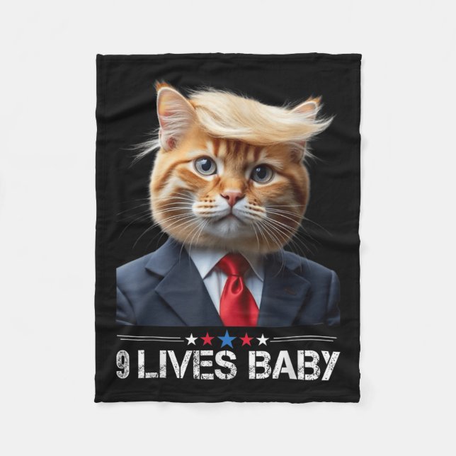 Cobertor De Velo Cat Trump 9 Livres Baby _2 (Frente)