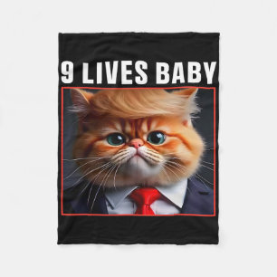 Cobertor De Velo Cat Trump 9 Vive Ba Engraçado Memória De Tremor