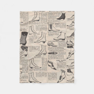 Cobertor De Velo Catálogo de propaganda de Calçado antigo