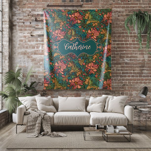Cobertor De Velo Catherine Art Nouveau Fleece Blanket