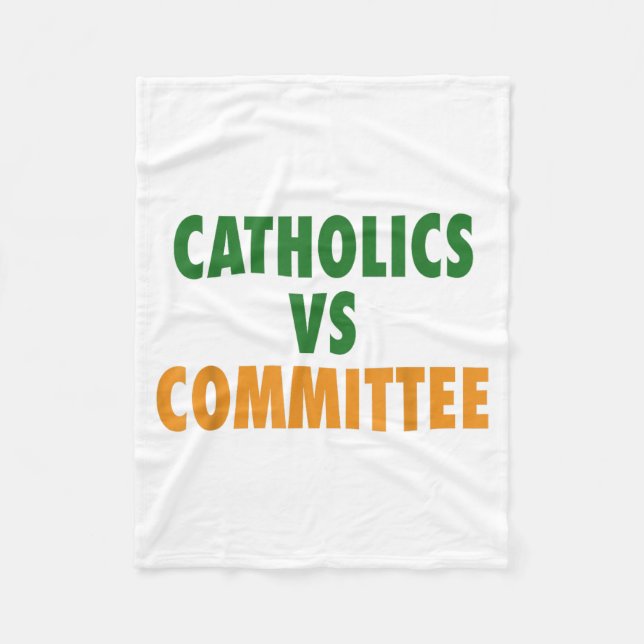 Cobertor De Velo Catholics Vs Committees  (Frente)